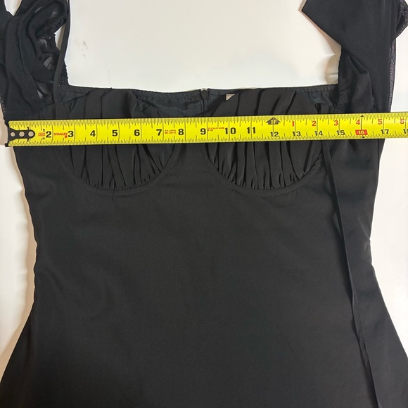 Princess Polly Dyer Underwire Long Sleeve Mini Dress 8 - Picture 10 of 10